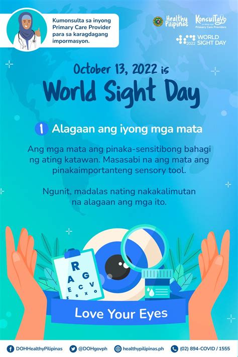 Department Of Health On Twitter Ipinapaalala Ngayong World Sight Day