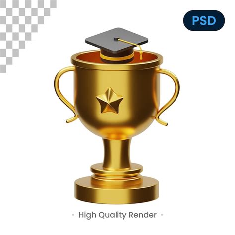 Premium Psd Trophy D Icon