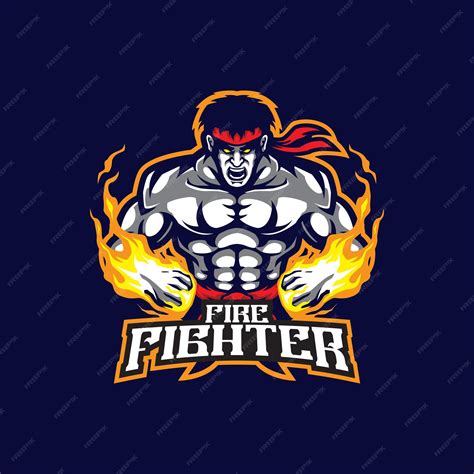 Premium Vector Fighter Mascot Logo Design Vector With Modern