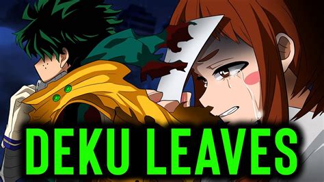 Deku Leaves Ua The End Of My Hero Academia Is Here Youtube