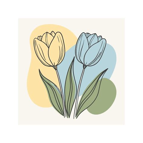 Premium Vector Vector Tulip Flower