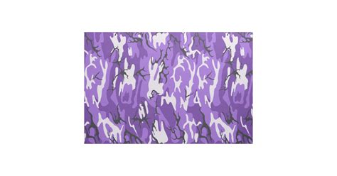 Purple Camo Fabric | Zazzle