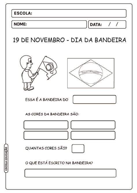 Atividades Do Dia Da Bandeira Para Colorir Desenhos Para Imprimir