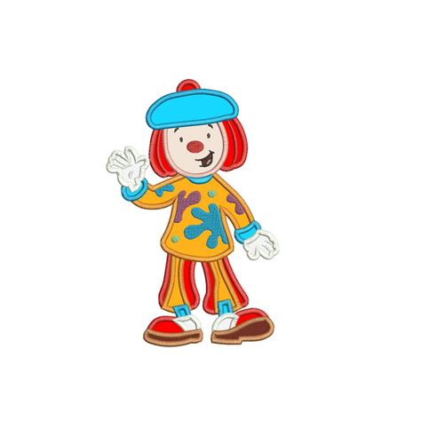 JoJo Disney Clown Applique Design