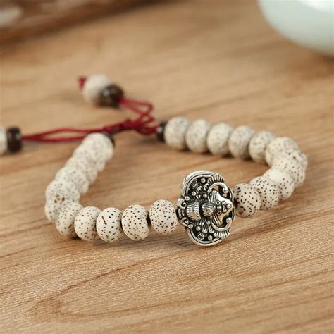 Handmade Xingyue Bodhi Buddha Beads Prayer Bracelets Copper Bat Tibetan