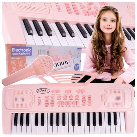 Keyboard Pianino Elektroniczne Organy Dla Dzieci Pianinko Mikrofon