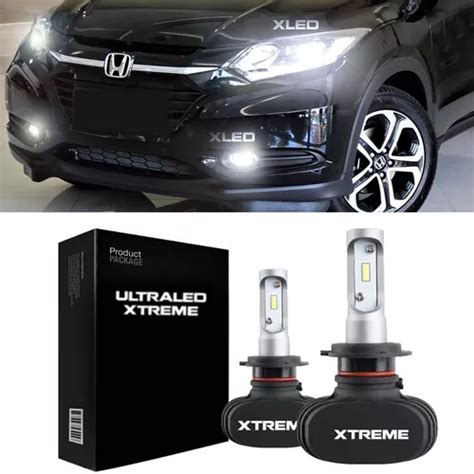 Ultra Led Farol Hrv Baixo Alto E Milha Leds Xenon Parcelamento Sem Juros