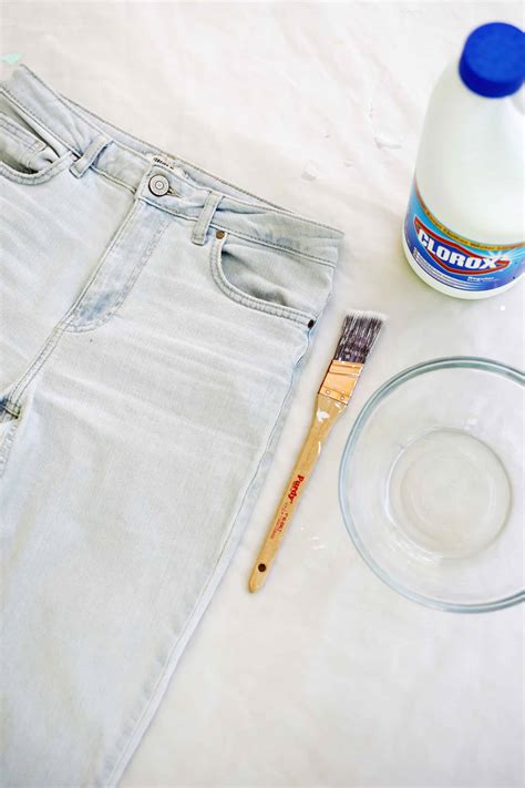 Diy Bleached Jeans