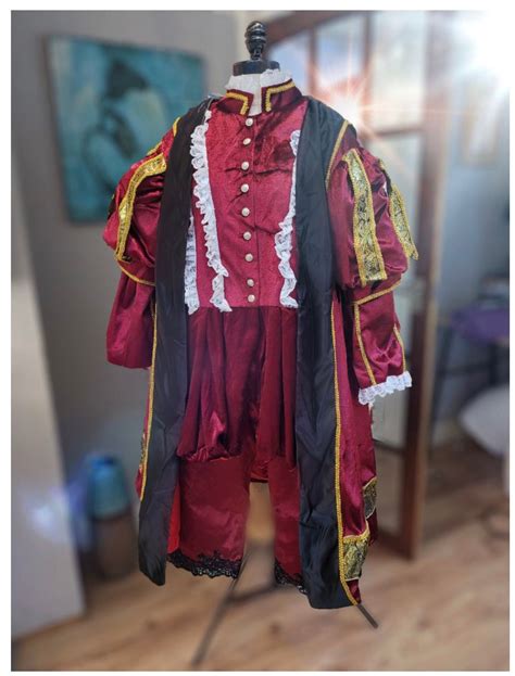 Red King Henry VIII Costume. Red Tudor Costume. - Etsy