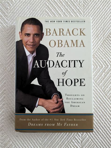 Autographed President Barack Obama The Audacity Of Hope 1st Edition