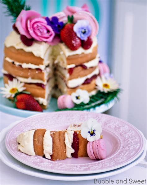 Bubble And Sweet Rustic Naked Cake How To