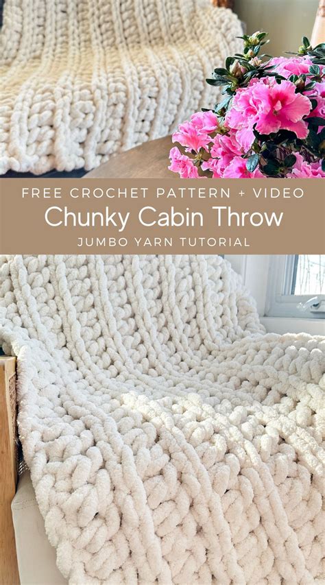 Everything You Need To Crochet The Chunky Crochet Throw Chunky Crochet Throw Chunky Crochet