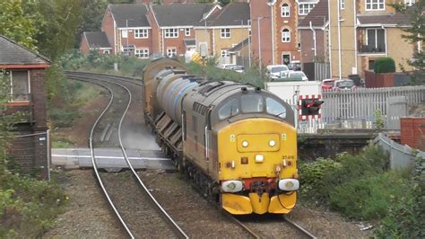 RHTT DRS Class 37s Castleford Autumn 2023 YouTube