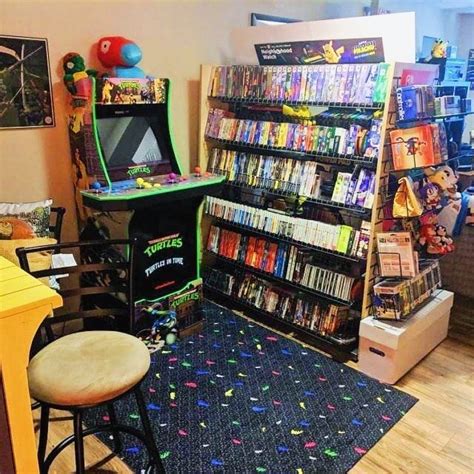 Retro Realistic 90s Arcade And Theater Style Area Rug With Etsy Retro Games Room Video Game