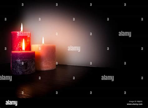 Romantic Candlelight background texture, valentine's concept with space ...