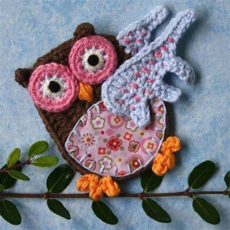 Applique Owl Crochet Pattern