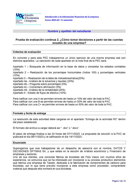 71502 PEC2 solución PEC Introducción a la información financiera de