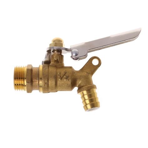 Brass Faucet With Lock 1 2 Hose Bibb Shopee Philippines