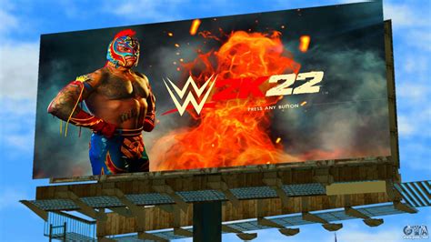 Rey Mysterio WWE2K22 Billboard For GTA Vice City