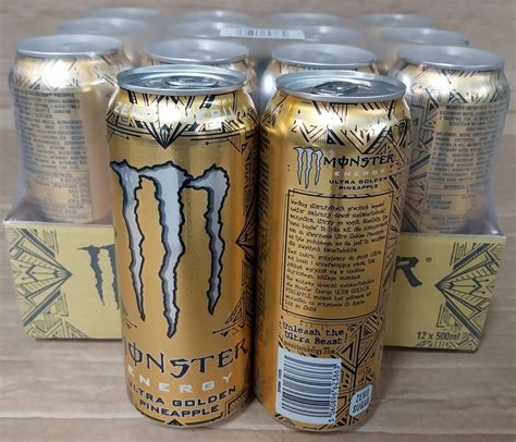 Monster Ultra Gold 500 Ml Napoje Energetyczne Monster Oferta Marki Monster Oferta