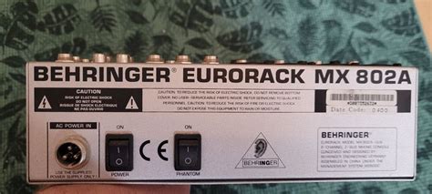 Behringer Eurorack Mx 802A 8 Kanal Mischpult Kaufen Auf Ricardo