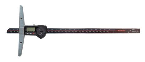 MAHR INC Digital Depth Gage 0 To 12 0 To 300mm Range 0 0005 0 01mm