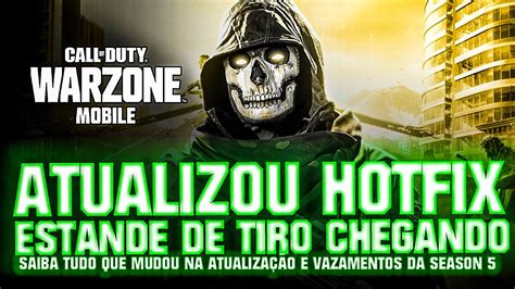 WARZONE MOBILE ATUALIZOU E VAZARAM TUDO CALL OF DUTY WARZONE