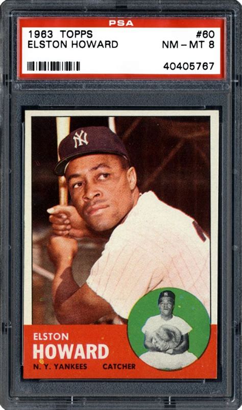 Auction Prices Realized Baseball Cards 1963 TOPPS Elston Howard Summary