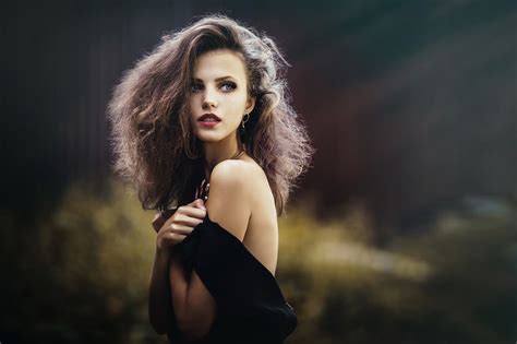 P Model Sergey Piltnik Brunette Photography Ksenia Malinina Women HD Wallpaper