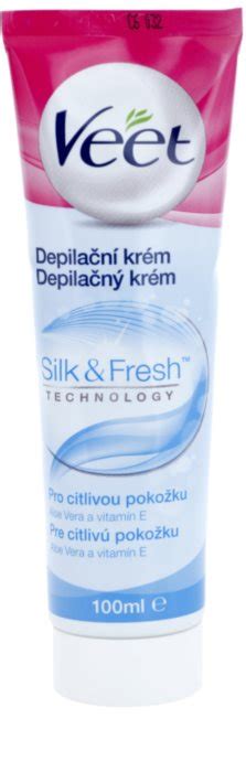 Veet Silk Fresh Depila N Kr M Na Nohy Pre Citliv Poko Ku Notino Sk