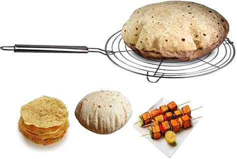 Buy Billion Deals Stainless Steel Round Roti Grill, Papad Grill,Roti Jali, Chapathi Grill with ...