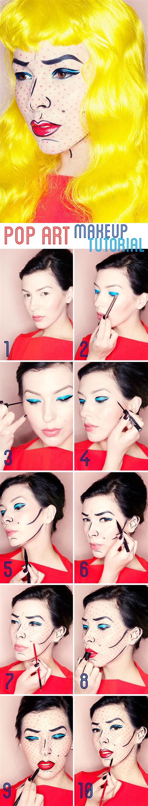 Makeup Monday Pop Art Makeup Tutorial Keiko Lynn Pop Art Makeup