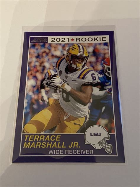 Chronicles Draft Picks Terrace Marshall Jr Panthers Rookie Score