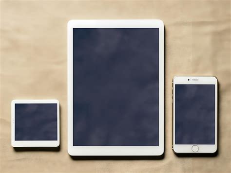 Premium Photo Digital Devices Screen Mockup With Isolated Background