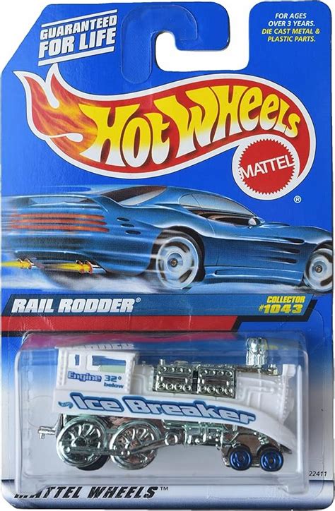 Amazon Mattel Hot Wheels Rail Rodder White 1043 Toys Games