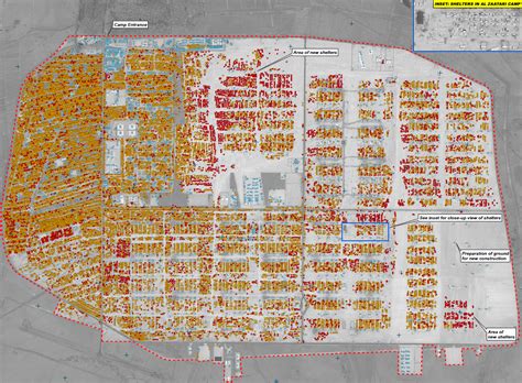 Al-Zaatari Syrian Refugee Camp Expansion Satellite Photos | Public ...