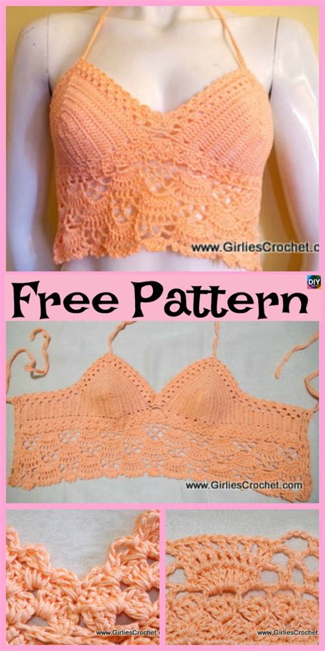 15 Most Beautiful Crochet Crop Top Free Patterns Diy 4 Ever