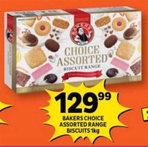 BAKERS CHOICE ASSORTED RANGE BISCUITS 1kg Offer At Shoprite