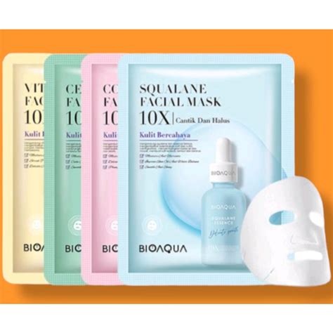 Jual Bioaqua Masker Wajah X The Effect Facial Mask Whitening