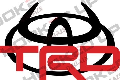 Toyota TRD Logo Transfer Vinyl Decal 2 Colors EBay