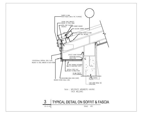 Typical Detail On Soffit Fascia Dwg Thousands Of Free Cad Blocks