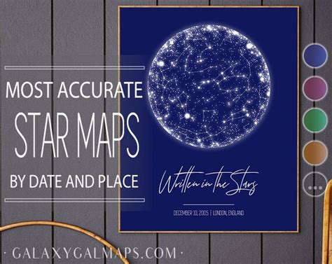 Night Sky Print Custom Star Map Print Constellation Print Etsy