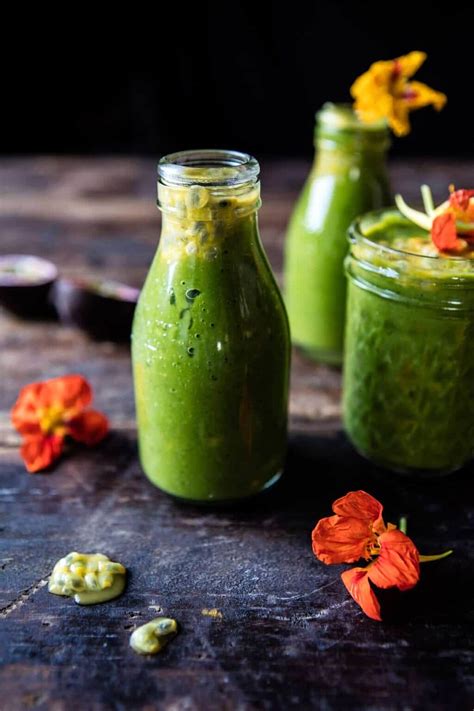 Mango Spinach Smoothie Half Baked Harvest