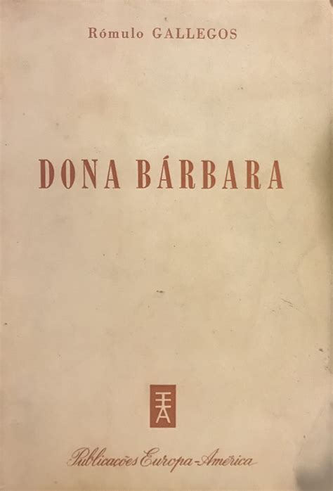 Dona Bárbara Livraria Alfarrabista Fernando Santos