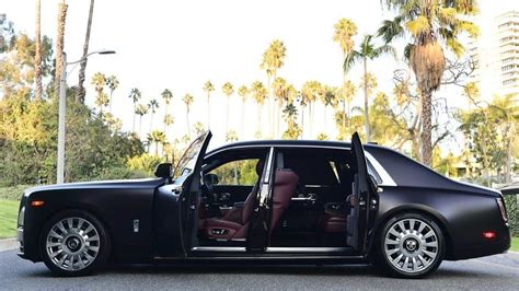 Matte Black Rolls Royce Phantom Ewb For Sale