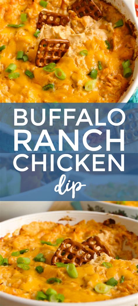 Buffalo Ranch Chicken Dip The Two Bite Club