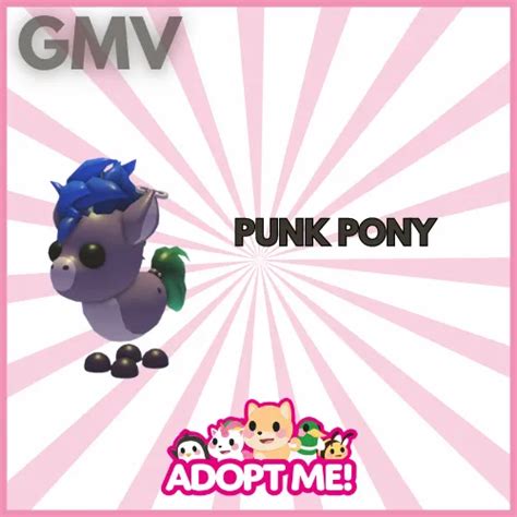 Adopt Me Punk Pony Roblox Game Items Gameflip