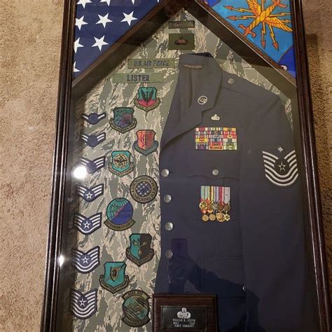 Military Uniform Shadow Box Free Shipping Lower 48 States Etsy In