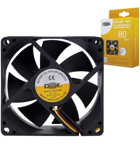 Cooler Fan Preto X X Cm Mm Gabinete Ventoinha Mercado Livre