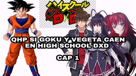 Que Hubiera Pasado Si Goku Y Vegeta Caen En El Universo De High School